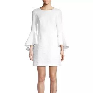 Women’s Lilly Pulitzer Kayla Stretch Dress - white. Size 0.